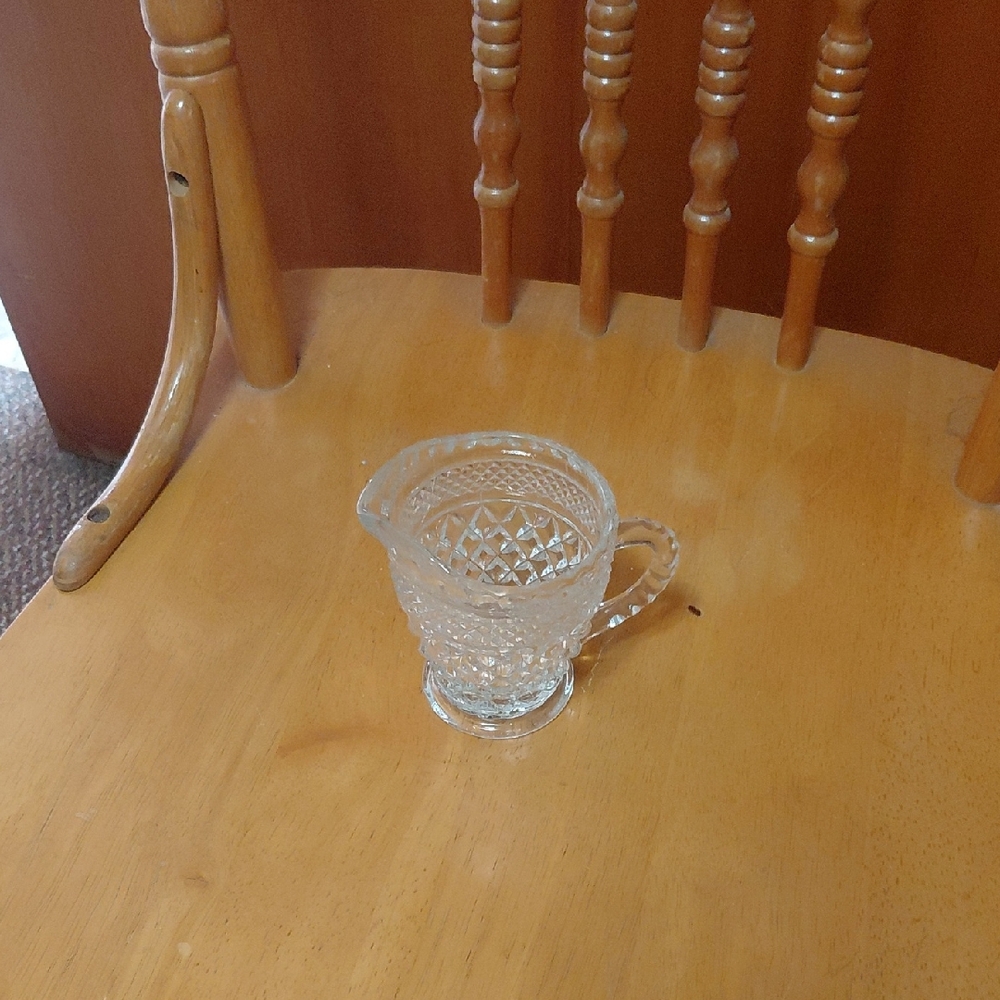 Crystal Clear Glass Pitcher